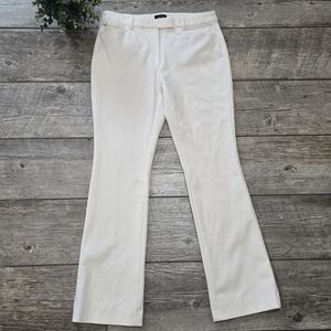 White House Black Market White Boot Cut Pants